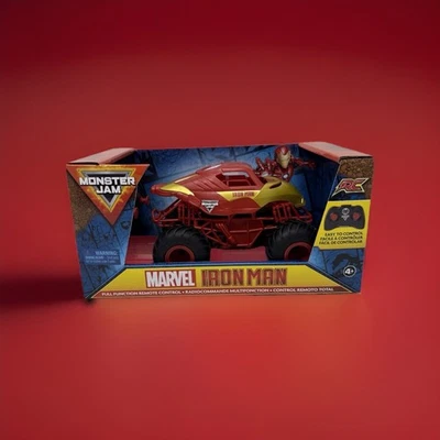 Monster Jam Marvel Iron Man RC Monster Truck Full Function Remote Control New - Image 1 of 4