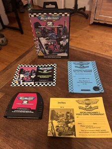 MICRO MACHINES 2 Turbo Tournament Sega Mega Drive Works on Genesis PAL Exclusive - Picture 1 of 13
