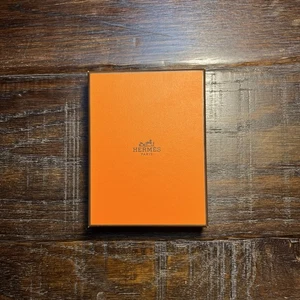 Hermes Paris Gift Box Empty Orange 5.5x4.25x1” Excellent Condition - Picture 1 of 6