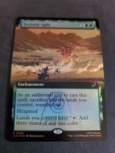 Tectonic Split - Foil Extended Art R Magic The Gathering Avatar: The Last Airbender: Eternal casi nuevo - Imagen 1 de 2