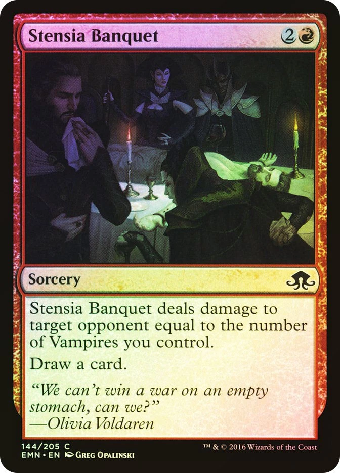 MTG FOIL Stensia Banquet  - Eldritch Moon #144 - Image 1 of 1