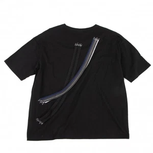 Ground Y Tape Embellished T-Shirt Size 2(K-133328) - Picture 1 of 12