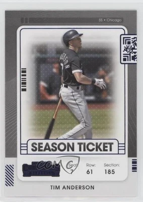 2021 Panini Contenders Blue Ticket Tim Anderson #90 - Image 1 of 2
