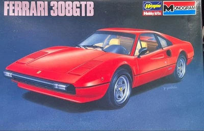 Hasegawa Monogram 1/24 Ferrari 308 GTB Plastic Scale Model Unbuilt Kit - Image 1 of 4