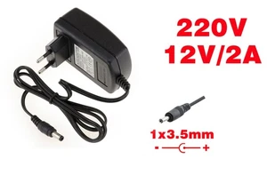 Alimentation Externe AC 100 / 220V vers DC 12V 2A + EMBOUT 1X3.5MM - Imagen 1 de 1