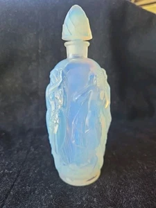 VTG Sabino Gaite Opalescent Art Glass Perfume Bottle Nude Nymphs France Art Deco - Bild 1 von 13