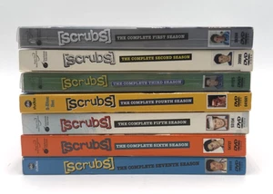 Scrubs - Complete Seasons 1,2,3,4,5,6,7 - DVD Disc Sets - Region 1 DVD VGC - Foto 1 di 7
