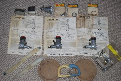 MOTOR AVIÓN MODELO VINTAGE CABEZA ROJA MCCOY .35 Foto 1 de 3