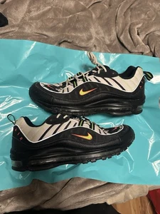 Size 9.5 - Nike Air Max 98 'Highlighter Black READ DESCRIPTION - Picture 1 of 8