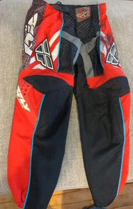 Fly Racing F-16 Mens Size 36 Motocross Race Pants Red/Black Dirtbike Riding - Bild 1 von 11