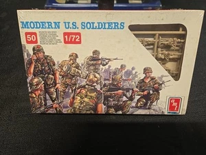Amt/Ertl Modern U.S. Soldiers Model Kit 1:72 Old Stock/Sealed 1988 - Picture 1 of 10