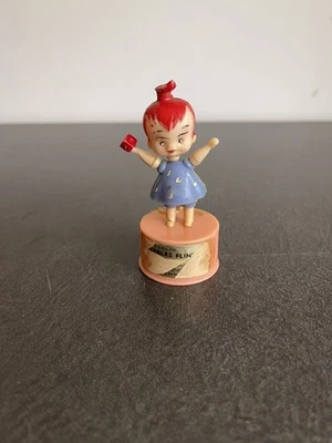 Vintage Pedras Flintstone Botão Marionete 1960 Brinquedo Hanna Barbeiros - Danificado - Imagem 1 de 4