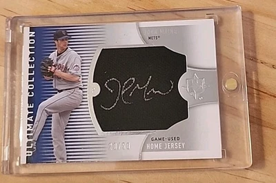 💥20/50🌟John Maine 2008 Ultimate Collection automático, parche #UL-JO. Mets Foto 1 de 3