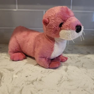 Destination Nation Aurora Pink Sea Otter Plush Stuffed Animal - Picture 1 of 12