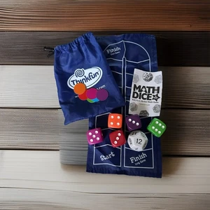 ThinkFun Math Dice Jr. -Fun Game that Teaches Mental Math Skills-First Math Game - Picture 1 of 2