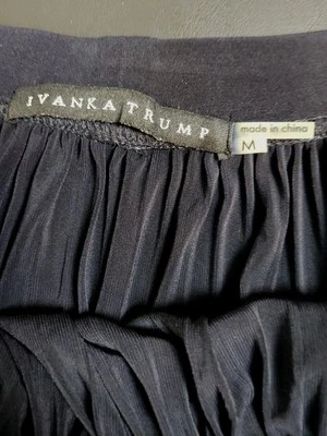 IVANKA TRUMP Polyester/Spandex Pleated Elastic Waist Skirt—Medium - Image 1 of 4