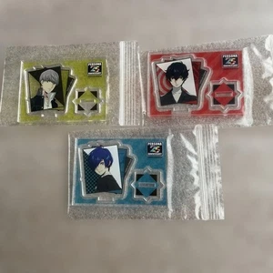 Serie Acrilico Stand Persona Set di 3 Espositore da Collezione - Foto 1 di 8