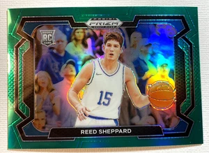 2024 Panini Prizm Draft Picks Reed Sheppard RC #21 Prizm Green Variation - Bild 1 von 2