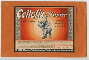 France self toning photo paper envelope Cellofix Kraft & Steudel #3 - Picture 1 of 3