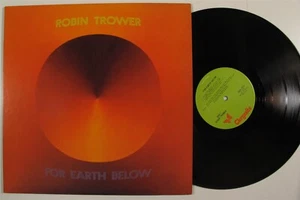 ROBIN TROWER For Earth Below CHRYSALIS LP NM s - Picture 1 of 2