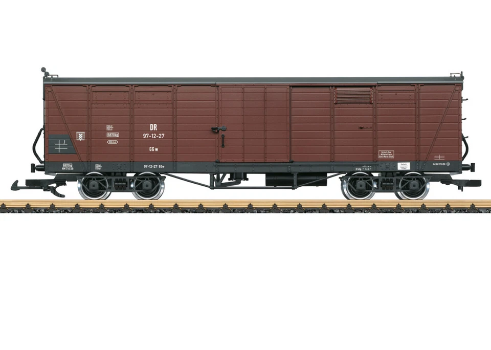 LGB 43602 G Scale DR Covered Freight Wagon GGw - Image 1 of 1