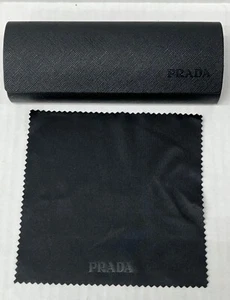 Prada Optical Case Eyeglass Black Hard Box Cloth Magnetic Original and Authentic - Picture 1 of 6