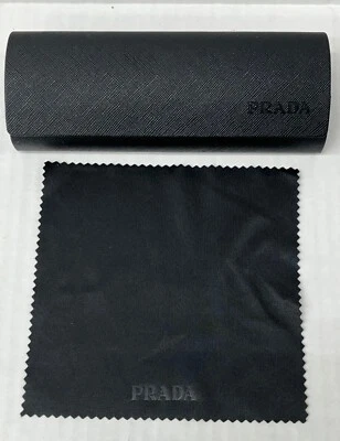 Prada Optical Case Eyeglass Black Hard Box Cloth Magnetic Original and Authentic - Image 1 of 4