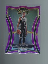 2019-20 Panini Select Premier Level Purple Prizm Die-CUT /99 Kevin Durant #191