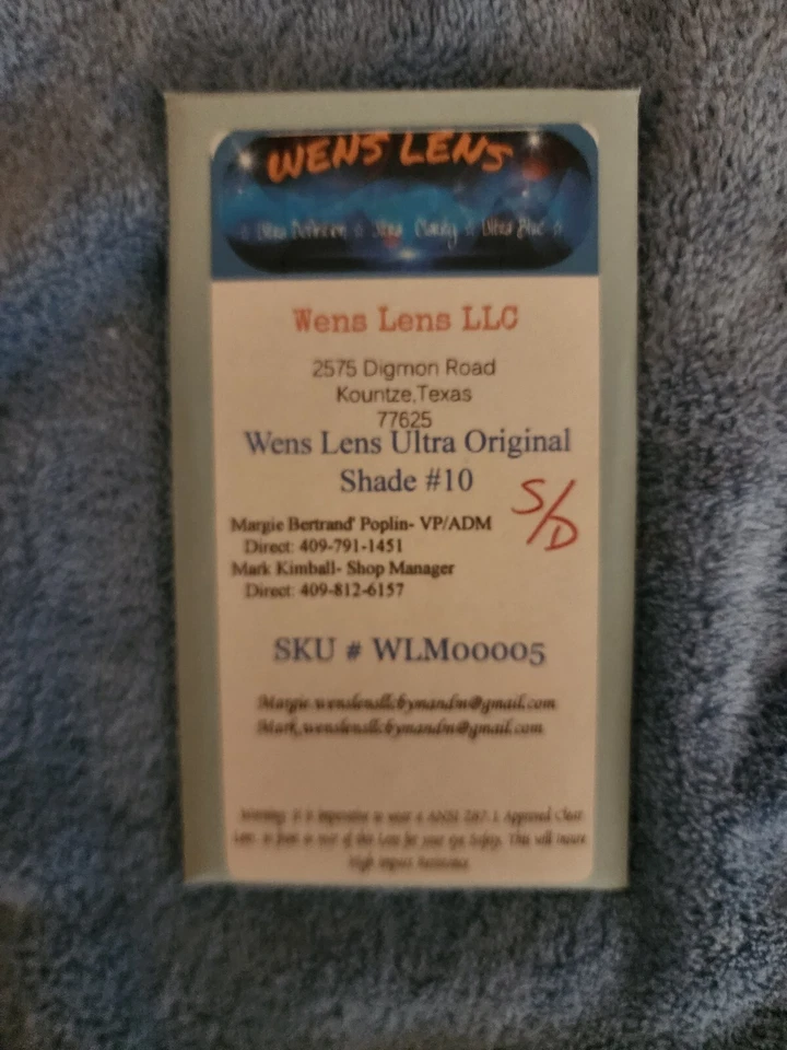 Wens lens original, azure, and electric ice scratch and dent product - Image 1 of 4