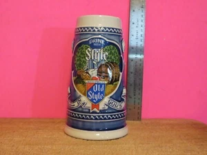Heileman Old Style Beer Ceramic Beer Stein Vintage 1982, - Picture 1 of 5