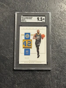 2018-19 Encased Draymond Green GU NATE THURMOND TRIBUTE PATCH 5/25 Warriors SGC - Picture 1 of 4