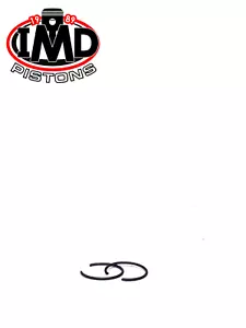 Honda CB125T CB160 CB175 CD175 Piston Broche Circlips Clips (2) Neuf 14mm - Bild 1 von 1