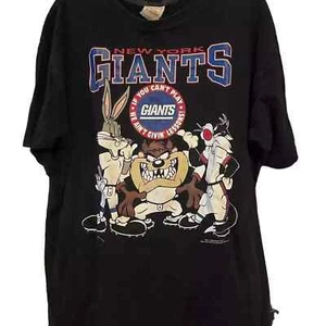 Vintage 90s New York Giants Looney Tunes 1994 Shirt AN44682 - Picture 1 of 2