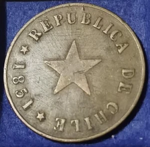 CHILI / CHILE ♦ UN Centavos BRONZE ♦ 1851 TTB - Imagen 1 de 2