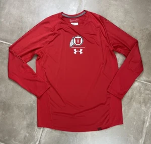 Utah Utes Under Armour HeatGear Camisa Manga Larga Para Hombre Roja L Grande Para Hombre - Imagen 1 de 9