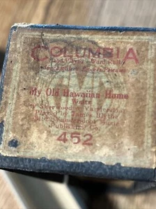 Columbia Player Piano Roll 452 My Old Hawaiian Home Waltz - Foto 1 di 3