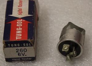 Tung-Sol 260 6V volt Signal Flasher 1942-50 Chevrolet Frazer Kaiser Olds Pontiac - Foto 1 di 1