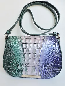 Brahmin Small Nadine Enchant Ombre Melbourne Leder Crossbody Schultertasche Neu mit Etikett - Bild 1 von 10