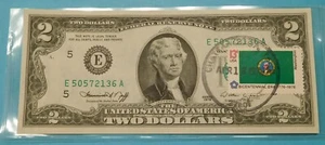 1976 gestempelt 2,00 $ Washington STAMP - post markiert 13. April 1976 Chattanooga, Tn - Bild 1 von 2