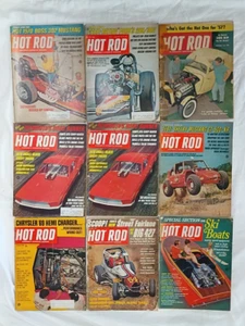 Vintage HOT ROD / RODDING Magazines 1950s 1960's  Mix Lot Of 9 - Coca Cola Ads - Picture 1 of 10