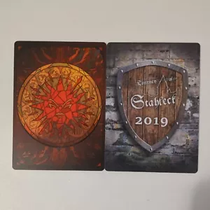 Tarjeta Martell House 2019 Tourney of Stahleck. Juego de Tronos AGOT LCG FFG - Imagen 1 de 1