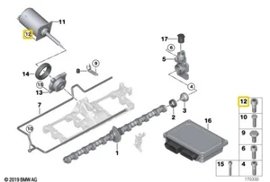 Bolt for BMW VANOS VVT Actuator Eccentric Shaft Camshaft Adjuster Motor 9 Screws - Bild 1 von 3