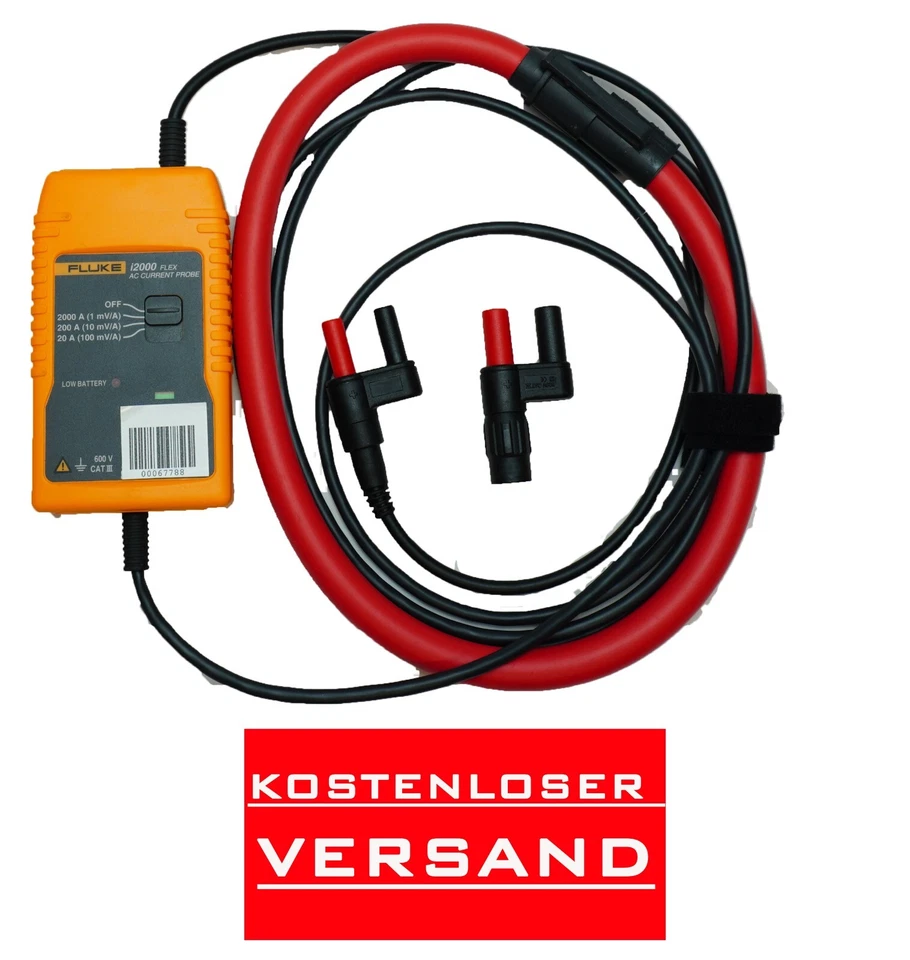 Fluke i2000 flex Stromzangenadapter Messbereich A/AC 2 - 2000 A - Bild 1 von 1