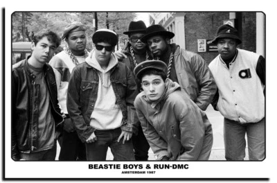 Beastie Boys / Run DMC Poster 24x36 Inch Photo Rare Print Wall Art Print - Image 1 of 4
