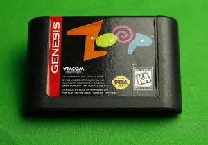 Zoop by Viacom • Sega Genesis/Mega Drive System/Console • Puzzle Game - Picture 1 of 1