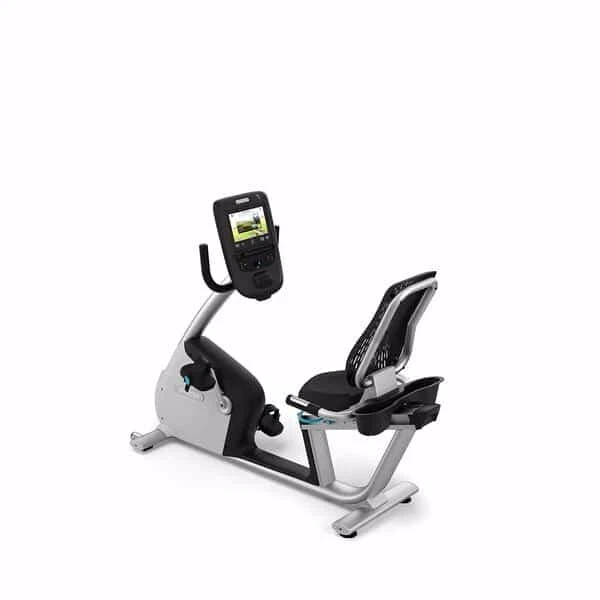 Bicicleta reclinada Precor Experience Series RBK 865 con consola P62 Foto 1 de 4