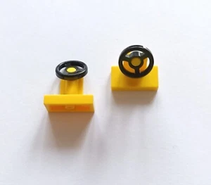 Lego® Fahrzeug Konsole Lenkrad City Technic gelb hellgelb 73081 9553 1 Stück - Bild 1 von 1