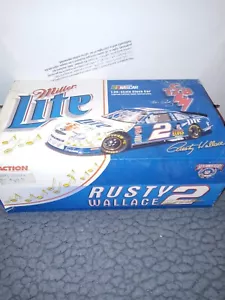 Action 1998 Ford Taurus #2 Rusty Wallace Miller Lite/Elvis 1:24 Diecast Car - Picture 1 of 4