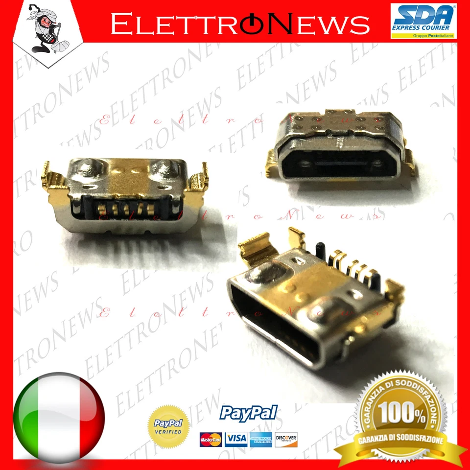 Connettore di ricarica micro usb plug-in per Huawei Y5 2017 MYA-L11 A017 - Immagine 1 di 1