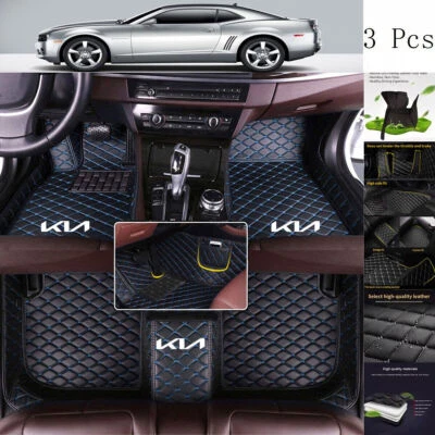 Fit for KIA All Models Car Floor Mats Waterproof Carpets All-weather Auto Mats - Image 1 of 4